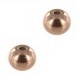 Stainless steel Bead 5mm Rosé gold